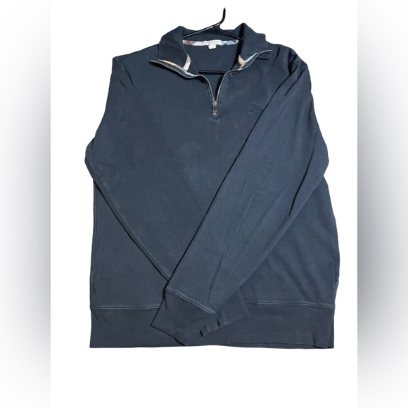 Burberry Other - Burberry Brit Black Quarter-Zip Pullover Sweatshirt, Size L